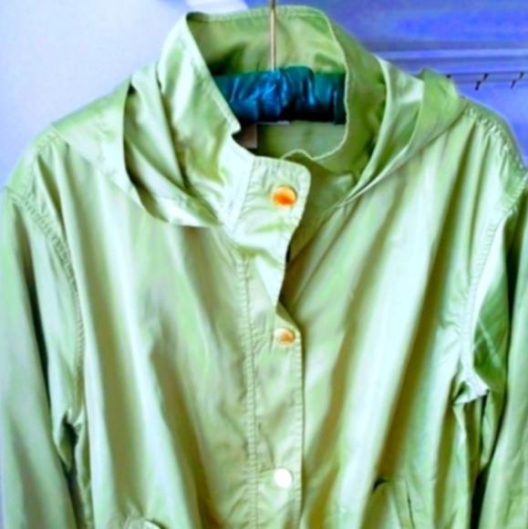 MICHAEL KORS Sage Green Windbreaker Jacket - Picture 4 of 11
